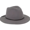 Brixton Wesley Fedora Hut LT Grau