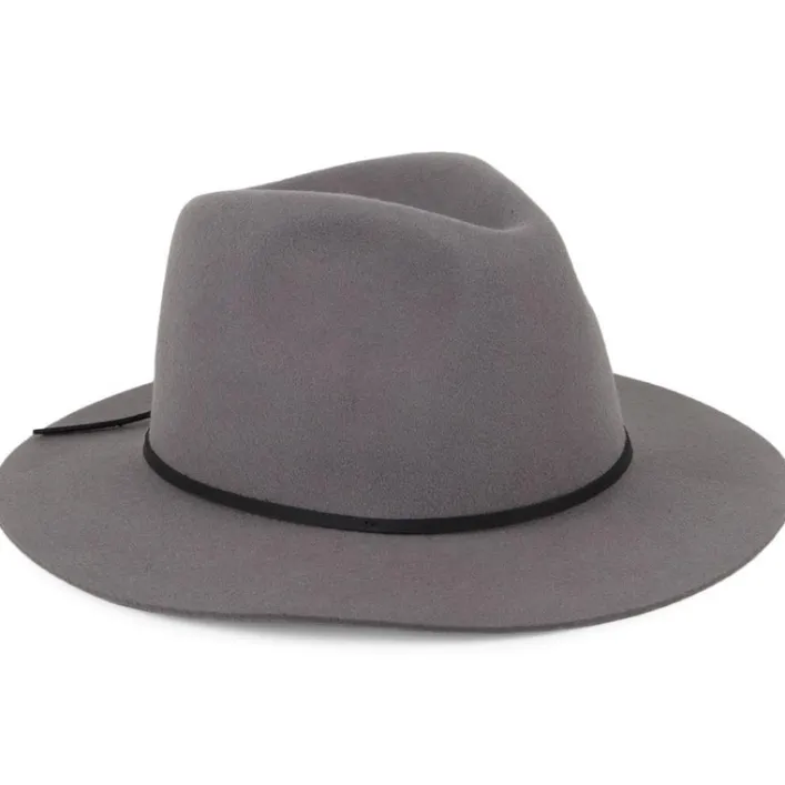 Brixton Wesley Fedora Hut LT Grau