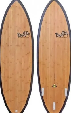 Buster FX-Type 5'0 Bamboo Surfboard mit Super Rails