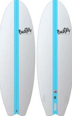Buster Space Twin 5'0 Surfboard mit Super Rails