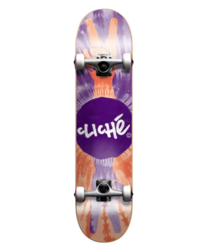 Cliche Peace Komplett-Skateboard 8.0