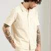 Dedicated Shirt Brantevik Work Stripe Yellow