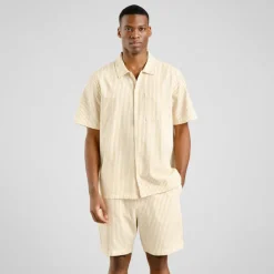 Dedicated Shirt Brantevik Work Stripe Yellow