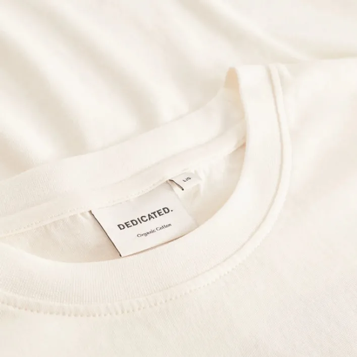 Dedicated Stockholm Vacay Logo Off-White T-shirt