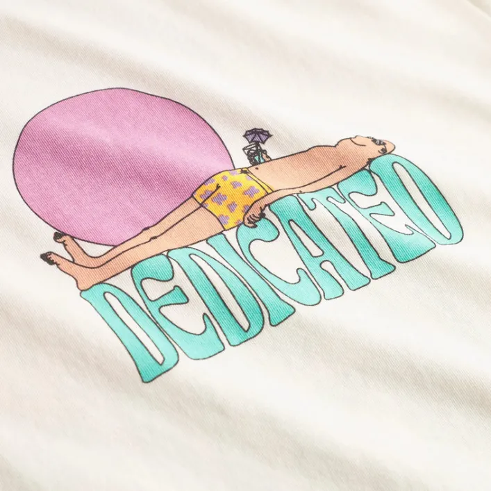 Dedicated Stockholm Vacay Logo Off-White T-shirt
