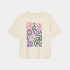 Dedicated Vadstena Daisy Block T-Shirt