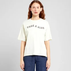 Dedicated Vadstena Take a Hike Oat White T-Shirt