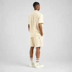 Dedicated Vejle Work Stripe Yellow Shorts