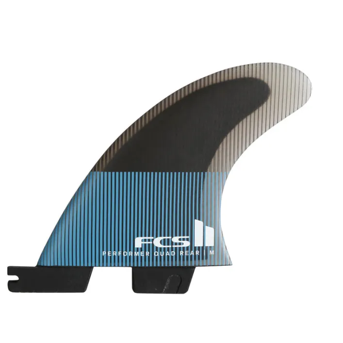 FCS II Performer PC Medium Tranquil Blue Quad Rear Retail Finnen