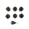 Fin Plug Produktions Set für FCS System Schwarz