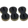 Finnenstecker Produktionsset für FCS Fusion 5° Schwarz
