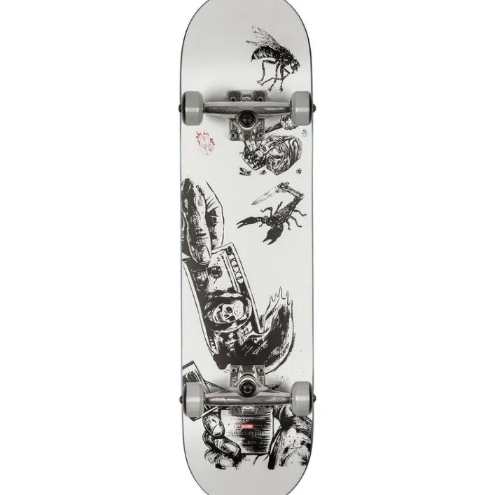 Globe G1 Hard Luck Komplett-Skateboard 8.0