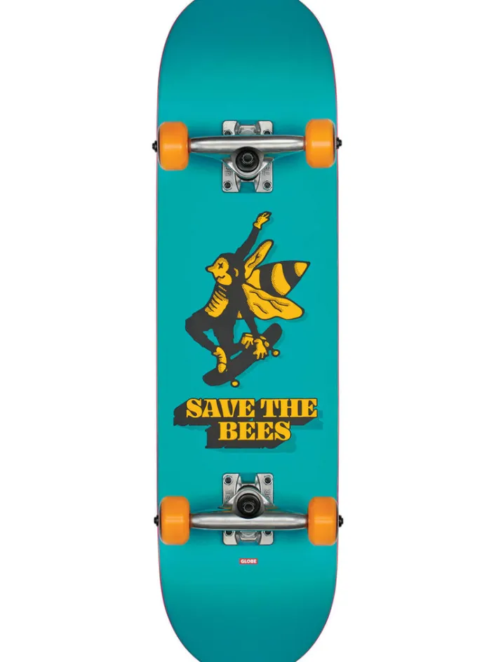 Globe Save the Bees Kinder Skateboard 7.6