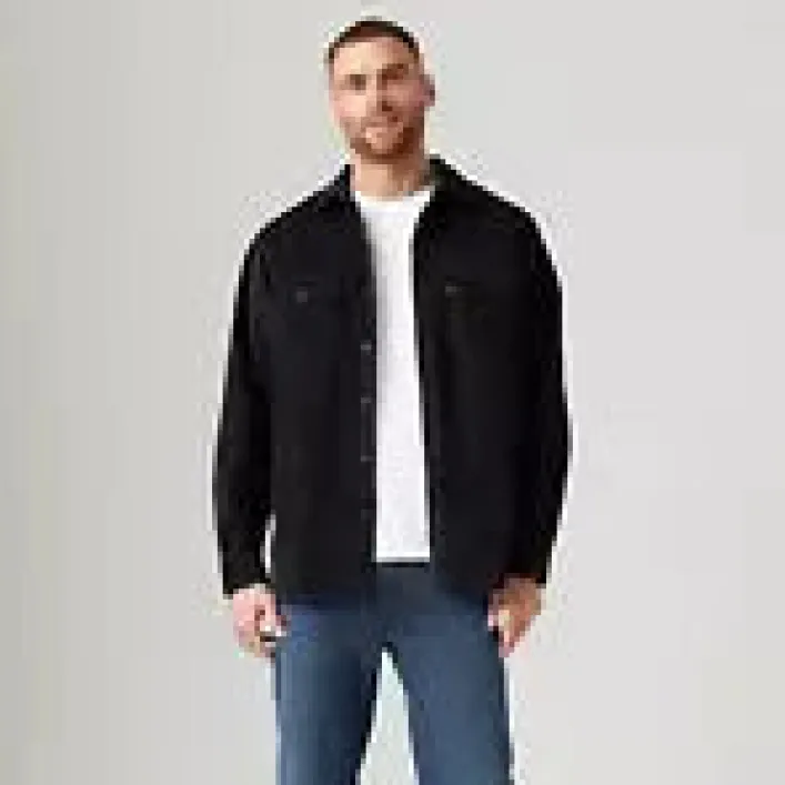 Levis Jackson Worker Jet Black Hemd
