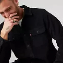 Levis Jackson Worker Jet Black Hemd
