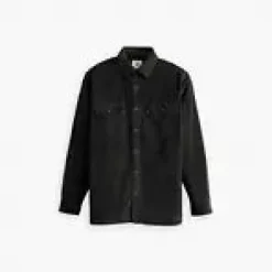 Levis Jackson Worker Jet Black Hemd
