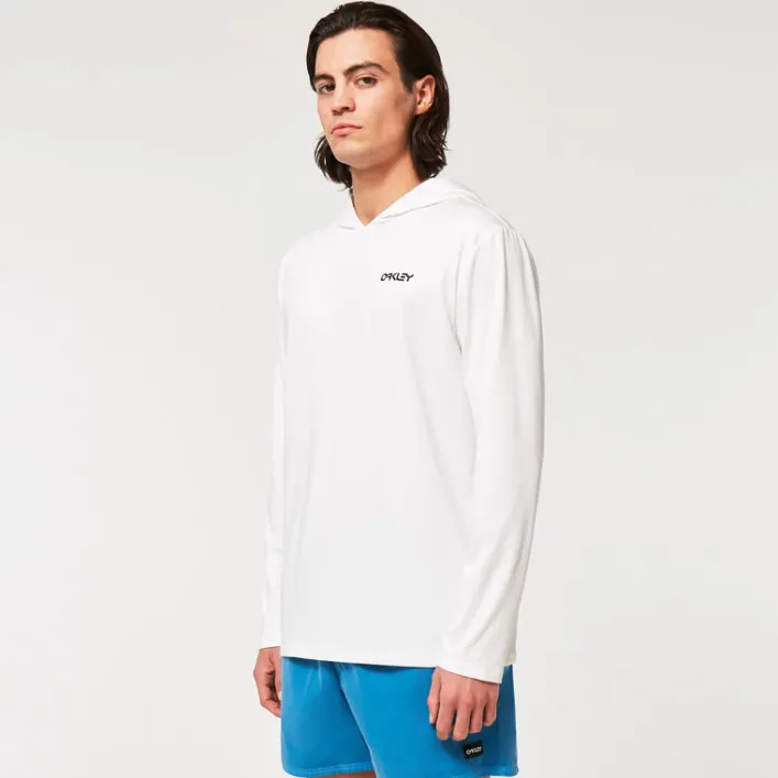 Oakley Rainbow RC Hooded Rushguard White