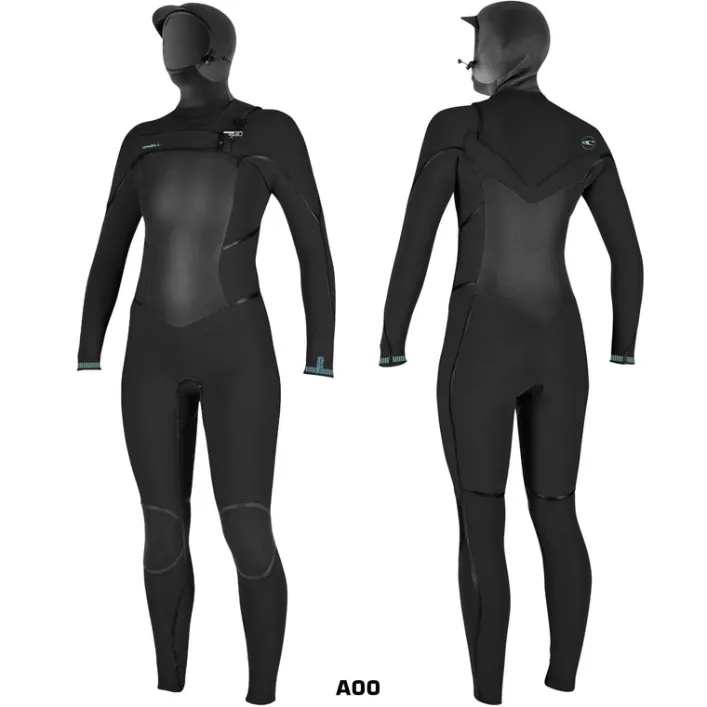 O'neill Damen Psycho Tech 6/4+ Chest Zip mit Kapuze