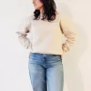 Palu Damen Sweatshirt Bloom Comfort Cropped