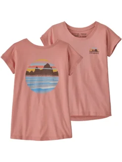 Patagonia T-Shirt aus regenerativer Bio-Baumwolle für Mädchen