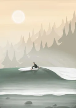 Postcard Studio Trev "Waves and Woods"