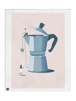 Postcard Studio Trev "Coffee Maker"