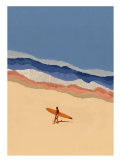 Postkarte Ciel Glue „Beach Boy“