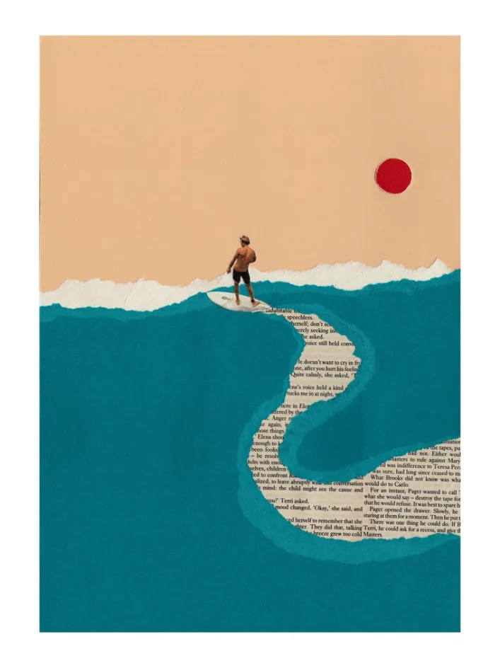 Postkarte Ciel Glue „Sunset Ride“