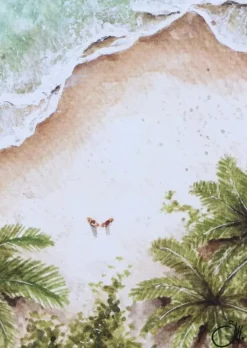 Postkarte Saloha Art "Tropical"