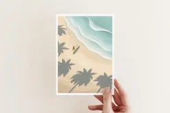 Postkarte Studio Trev "Secret Beach"