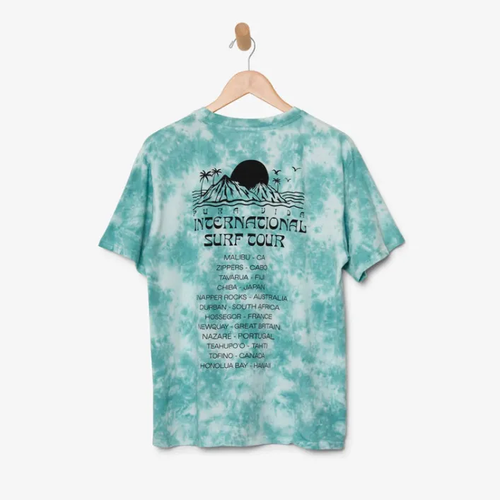 Pura Vida International Surf Tour SS Crew Tee