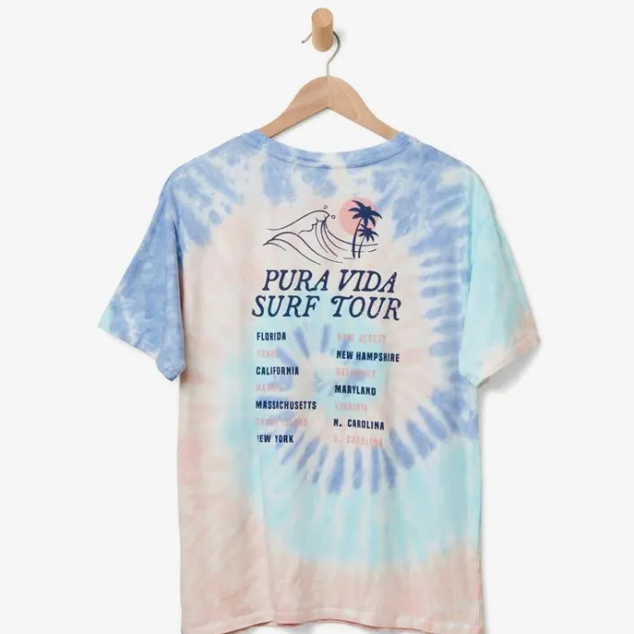 Pura Vida Surf Tour Crew T-Shirt