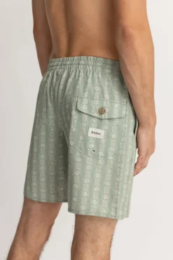 Rhythm – Strandshorts mit Kachelstreifen