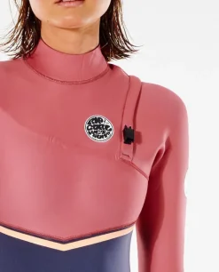 Rip Curl Damen E-Bomb 3/2 Zip Free Neoprenanzug