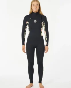 Rip Curl Dawn Patrol 5/3 Neoprenanzug mit Brustreißverschluss für Damen