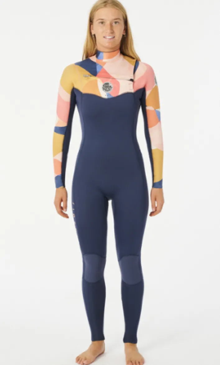 Rip Curl Dawn Patrol 5/3 Neoprenanzug mit Brustreißverschluss für Damen