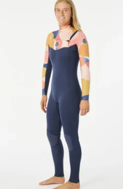 Rip Curl Dawn Patrol 5/3 Neoprenanzug mit Brustreißverschluss für Damen