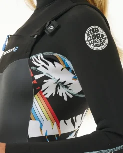 Rip Curl Dawn Patrol 4/3 Neoprenanzug mit Brustreißverschluss für Damen