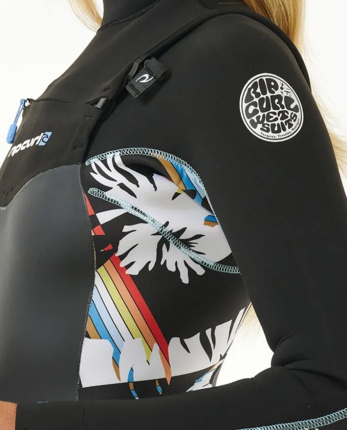 Rip Curl Dawn Patrol 4/3 Neoprenanzug mit Brustreißverschluss für Damen