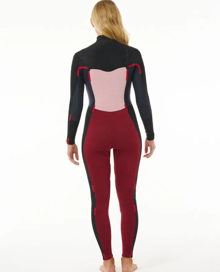 Rip Curl Dawn Patrol 4/3 Neoprenanzug mit Brustreißverschluss für Damen