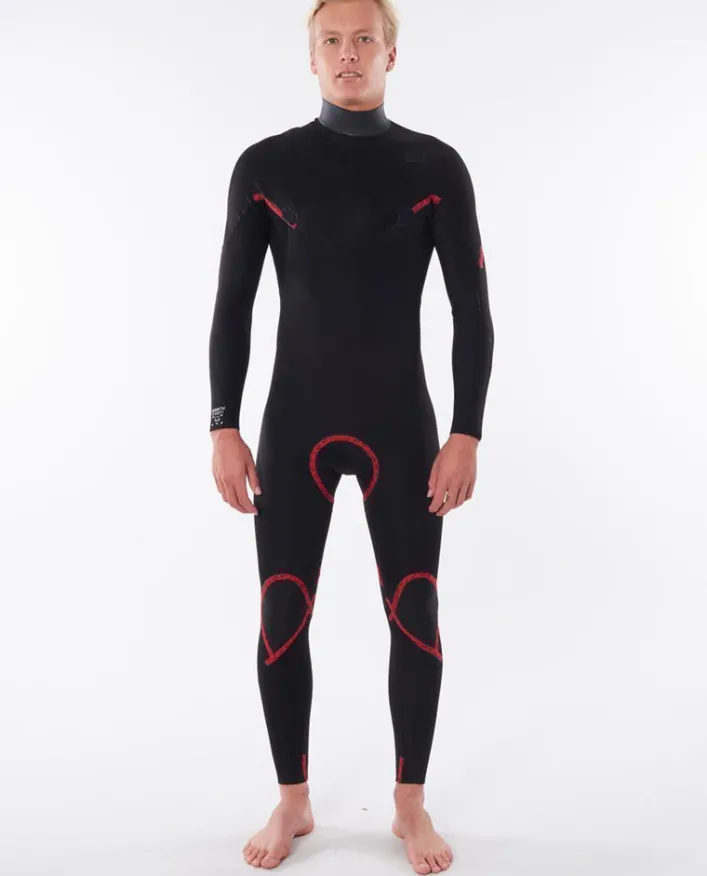 Rip Curl Dawn Patrol Perf 3/2 Neoprenanzug mit Brustreißverschluss