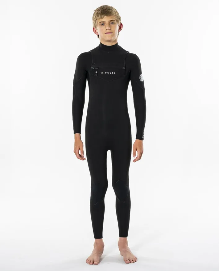 Rip Curl Junior Dawn Patrol 4/3 mm Neoprenanzug mit Brustreißverschluss