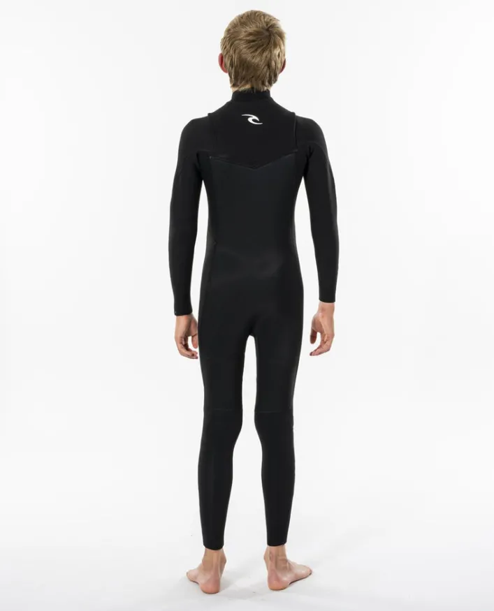 Rip Curl Junior Dawn Patrol 4/3 mm Neoprenanzug mit Brustreißverschluss