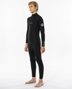 Rip Curl Junior Dawn Patrol 4/3 mm Neoprenanzug mit Brustreißverschluss