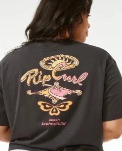 Rip Curl Rolling Curl Crop T-Shirt