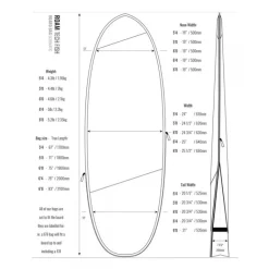 ROAM Boardbag Surfboard Tech Bag Hybrid Fish 6.8