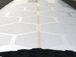 RSPro HexaTraction Surfboard-Griff, transparent