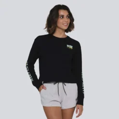 Salty Crew Alpha Gradient Longsleeve Crop