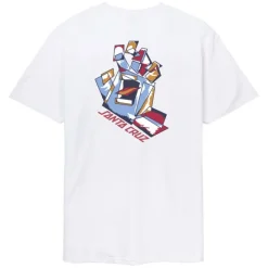 Santa Cruz – T-Shirt mit Streifen „Screaming Scratched Hand“