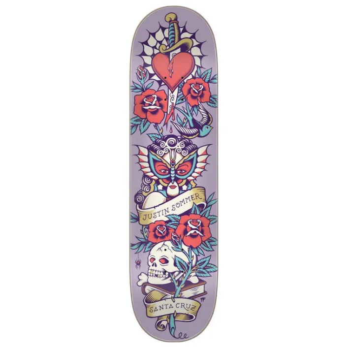 Santa Cruz XV Everslick Sommer Tattooed Deck 8.25